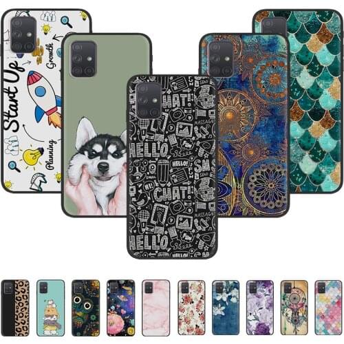 Waterproof Fashion Design Phone Case For Samsung A51 New Arrival Silicone Anti-knock TPU Dirt-resistant Back Cover Shockproof