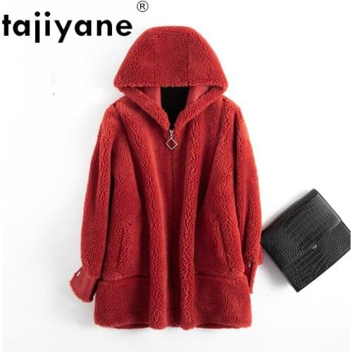 Womens 2021 Jacket Female Real Wool Fur Coats Woman Natural Sheep Shearing Jackets Women Clothes Abrigo Mujer TN226