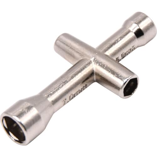 Mini M2 M2.5 M3 M4 Screw Nut Hexagonal Cross Wrench Sleeve Maintenance Tool 4 Size Cross Sleeve Wrench