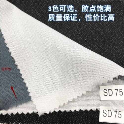 150CM-100cm 75D cloth lining, pressure lining composite lining, suit lining, twill PES rubber powder cloth lining