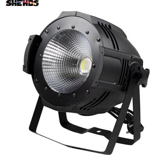 2pcs Led COB Blinder 100W Can Par Light RGBWA+UV With DMX 512 Controller Professional Stage Lighting for Quiet Theater Show Club