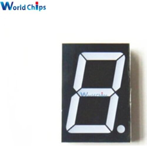 5Pcs 10 Pins 1.8 inch 1 Bit Digit Red Led Display 7 Segment Common Cathode Digital Display