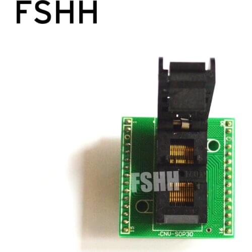 SSOP24 to DIP24 Programmer Adapter IC51-0242-761 Adapter TSSOP24 SSOP24 IC Test Socket Pin pitch=0.65mm width=5.6mm 7.6mm