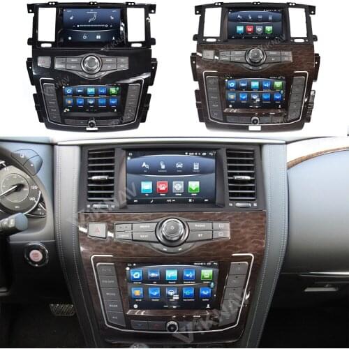 Newest Dual screen Android Car Radio For Nissan Patrol Y62 2010-2020 car stereo multimedia player autoradio head unit