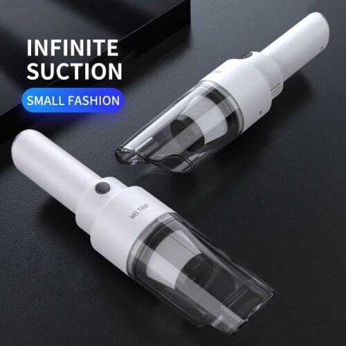 Car Wireless Vacuum Cleaner Portable Handheld Car with High Suction Power Mini Household Rechargeable Vacuum Cleaner