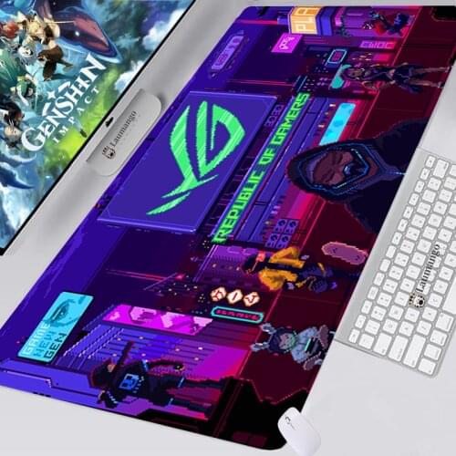 ASUS ROG Mouse Pad Large Gaming Accessories Computer Mousepad Keyboard XXL Gamer Carpet 900x400 LOL Desk Mat Varmilo Mausepad