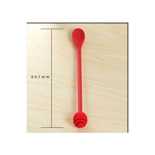Fast shipping Creative Silicone Spoon Cute Smiling Face Honey Stirring Stick Portable Long Handle Non Slip Mixing Rod Fashion