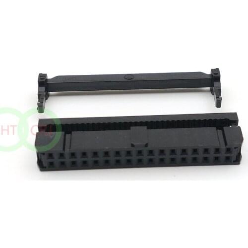 FC-34P 2x17P 2.54mm IDC Socket With Strain Relief , ISP / JTAG Plug adapter