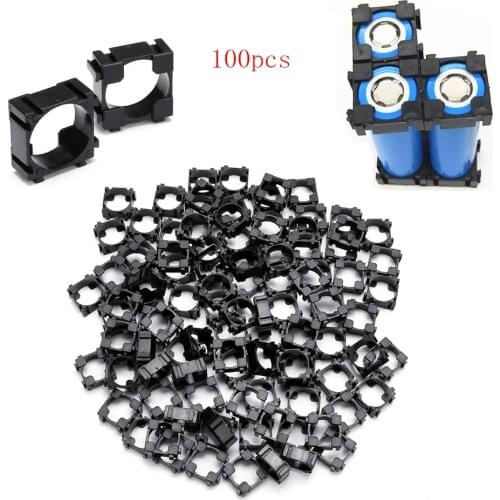 100Pcs Single 18650 Lithium Battery Bracket Fixed Composite Bracket Battery Group Support For Electr COD