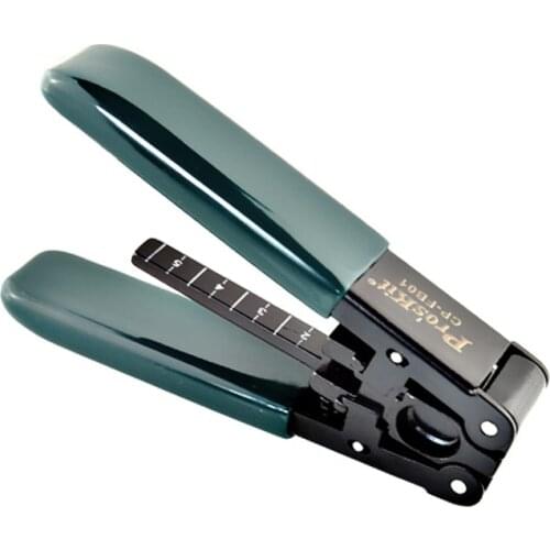 Proskit CP-FB01 Optical Fiber Cable Stripper Tools FTTH Drop Cable Stripping Machine Stripper Hand Fiber Cable Pliers Tools