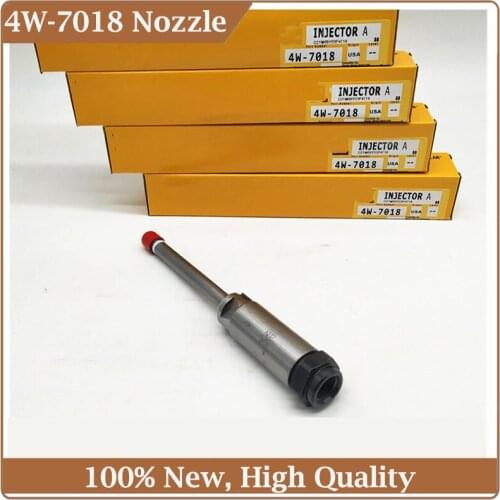 Diesel Fuel Pencil Injector 4W7018 Nozzle 4W-7018 for Caterpillar 3406 3406B 3408 Engine Parts With Original CAT Package