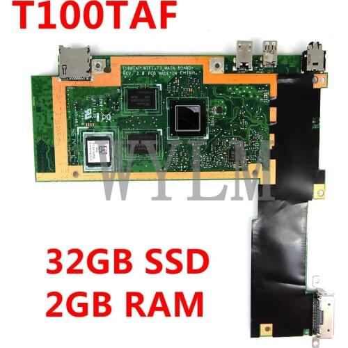 T100TAF Motherboard Z3735F CPU 32GB SSD 2GB RAM For ASUS T100TAF Tablet Mainboard Test 100% OK