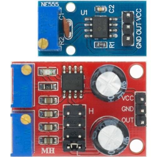 NE555 Pulse Frequency Duty Cycle Adjustable Module Square Wave 5V-12V Signal Generator