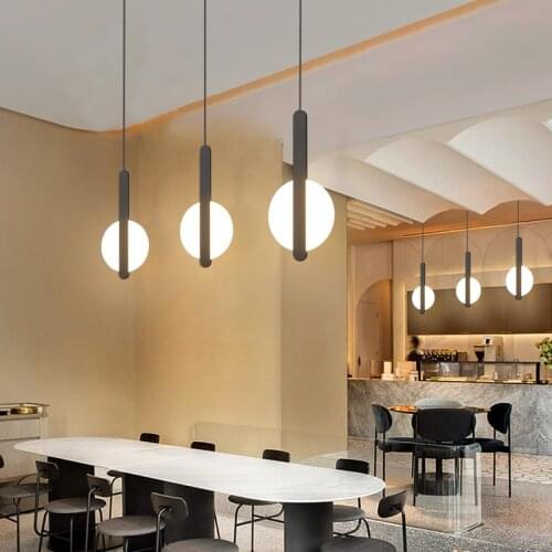 Pendant Lights Metal Lamp Body Acrylic Lampshade Modern Simple Style Hanging Interior Lighting luminaire LED Bulb