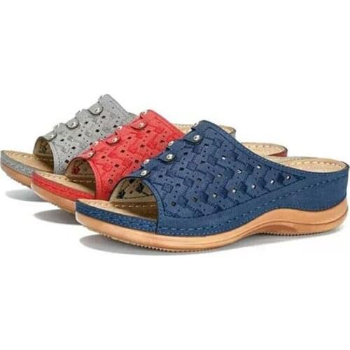 Women Sandals 5 Colors Summer Shoes female Wedge Heels Sandals fashion Flip Flops Drop Shipping Wedges Shoes Sandalias