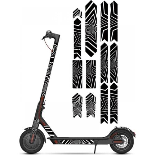 Xiaomi Mijia M365 Reflective Styling Stickers Night Safety Skateboard Warning Strip Electric Scooter Gear