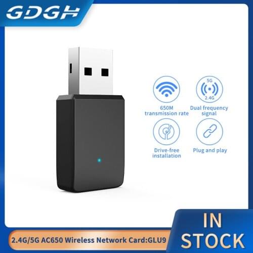 U9 AC650M Wifi Adapter 5 Ghz Network Adapter Wifi Receiver Support Windows 10