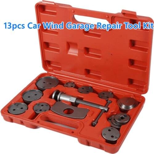 Universal Car Disc Brake Caliper Wind Back Brake Piston Compressor Tool Kit Auto Repair Tools Removal Cylinder Pump Steel HWC