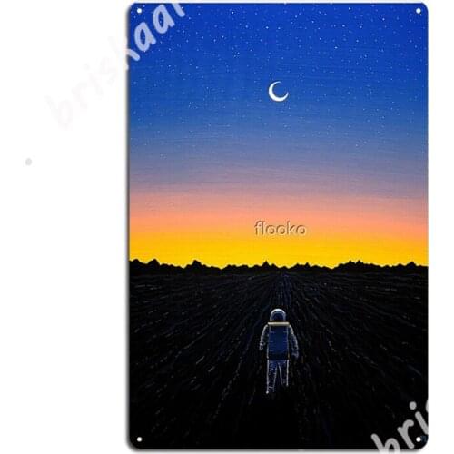 Tomorrows Sunrise Metal Signs Cinema Living Room Printing Mural Wall Plaque Tin sign Posters