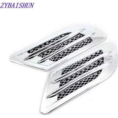 2PCS of new simulation fake air outlet shark gills car styling mold decoration tuyere for Buick Regal Lacrosse Excelle GT/XT/GL8