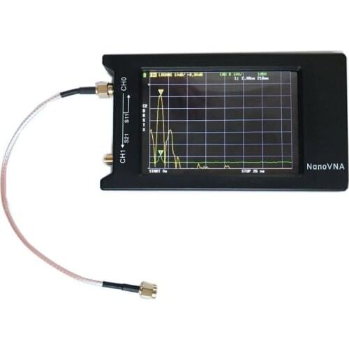 4 Inch LCD 50KHz-1.5GHz Large Screen Vector Analyzer Web NanoVNA-H4 Antenna Analyzer Shortwave USB 5V 200mA R7UB