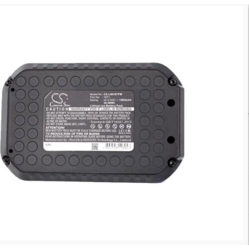 Cameron Sino 1500mAh battery for LINCOIN LIN-1882 1884 PowerLuber Grease Gun 20V 1871 Power Tools Battery