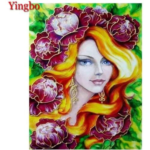 Diy 5d Diamond mosaic Beauty flower full diamond embroidery crystal painting diamond sets diy diamond painting cross stitch