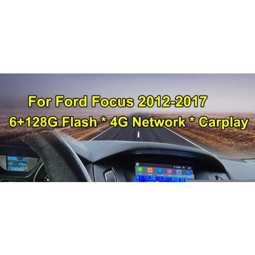 128GB Rom Car Radio Multimedia Video Player For Ford Focus 3 Mk 3 2011 - 2019 Tesla IPS Screen Navigation GPS 2din 4G Android 10