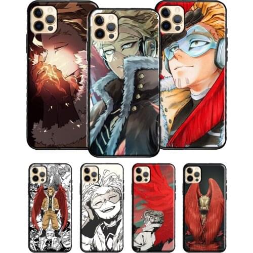 Hawks My Hero Academia Case For Apple iPhone 11 12 Pro Max mini 6S 7 8 Plus XR X XS MAX SE 2020 Back Cover Coque