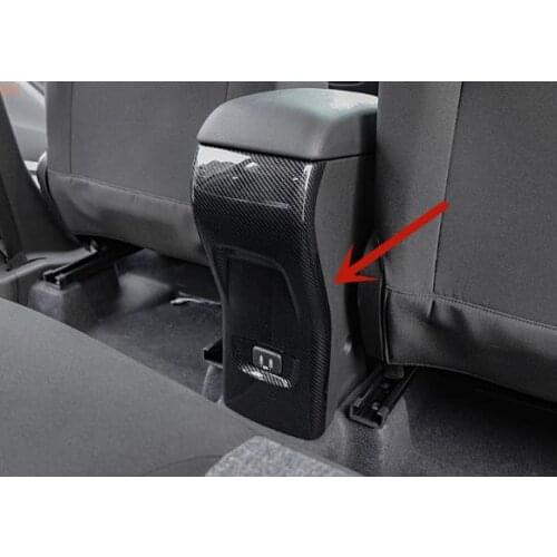For Chevrolet Tracker 2019 ABS Chrome Armrest box anti-kick decorative plates Anti-scratch protection decoration Car styling