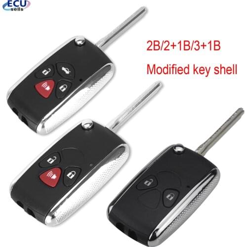 2B/3B/4 Buttons Modified Flip Remote Car Key shell Fob Case For Toyota Camry Avalon Corolla Matrix TOY43 Blade