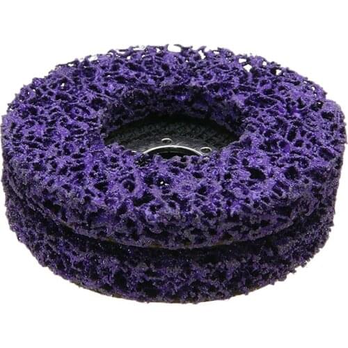 100*16mm Poly Strip Disc Abrasive Wheel Paint Rust Remover Clean Grinding Wheels for Motorcycles Durable Angle Grinder Car