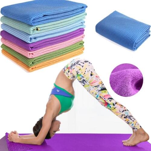 183*61cm Yoga Towel Anti Slip Mat Fitness Yoga Towel Gym Club Yoga Sports Comfortable Tasteless Washable Fitness Equipment Home