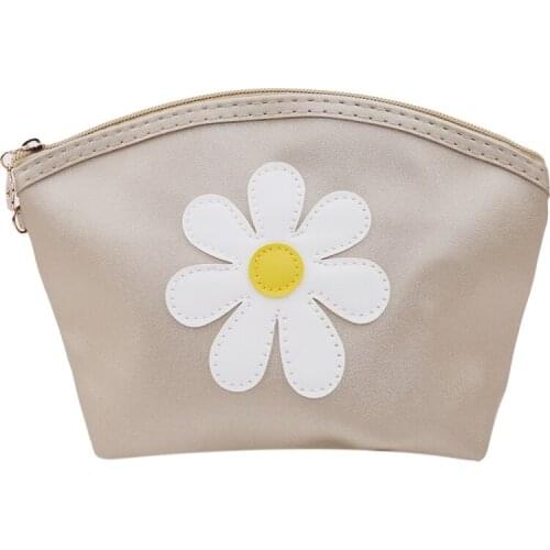 Portable Makeup Case Small Fresh Cosmetic Bag For Female Handbag Small Flower Sailing Bag Ladies Cosmetics Storage Bag
