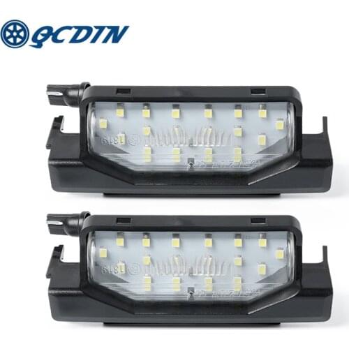 QCDIN 1Pair For Mazda RX-8 2004-2012 License Plate Light Signal Light Auto Parts Lamp Automotive Exterior Parts Accessories