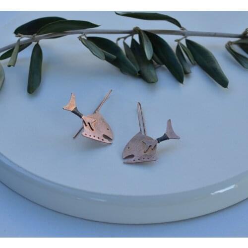 Handmade silver earrings free shipping from Turkey