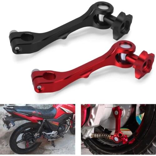 Universal Motorcycle Rear Brake Rocker Arm Lever Tighten accessories CNC Adjustable Moto brake cable Retrofit for Pit Dirt Bike