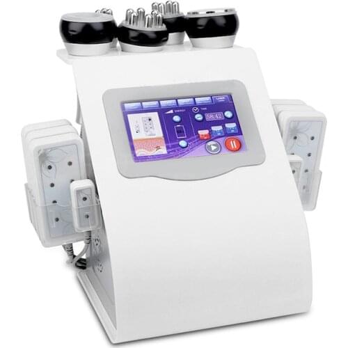 6in1 Cavitation Laser Lipo Machine 2020 RF Cellulite Body Slimming Massager Liposuction Machine Fat Burner Weight Loss Home