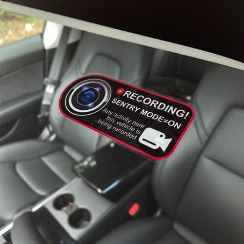 Car Sticker for tesla model3/y/s/x sentry mode autonomous driving mode