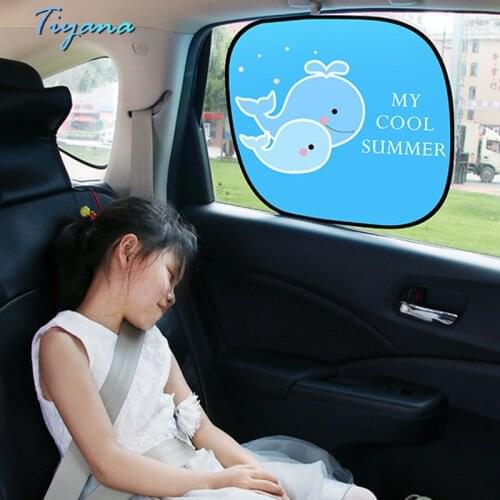 Car Sun Blinds Baby Windows Sun Protection Heat Insulation Shading Car Curtains Interior Windows Electrostatic Adsorption 55