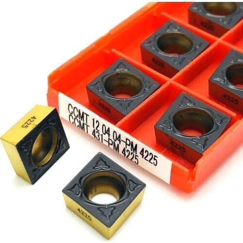 CCMT120404 PM 4225 Carbide Tool CNC Lathe Tools Metal Cutting Tool High Quality Cutting Tool CCMT 120404 Turning Inserts