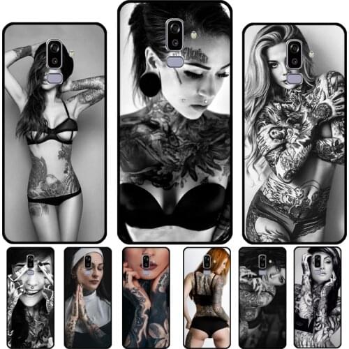 Sexy sleeve tattoo girl For Samsung Galaxy J7 J3 J5 2016 A3 A5 2017 J2 Core J4 J6 J8 A8 A6 Plus 2018 Phone Cover