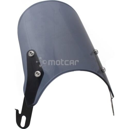 Old School Cafe Racer Motorcycle ABS Headlight Windshield Wind Deflector Visor Universal For Ducati Scrambler SUZUKI GSX 1400