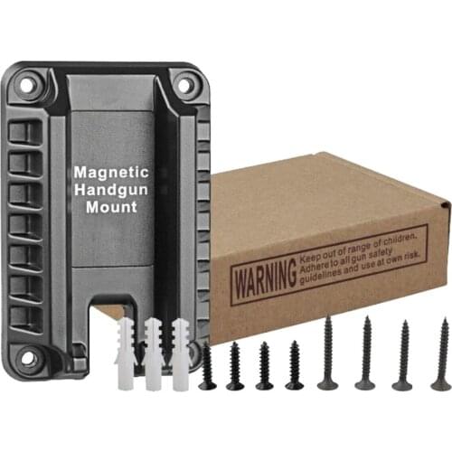 Magnetic Gun Holster Holder Magnet Mount Concealed Quick Draw Loaded Fits Flat Top Hand