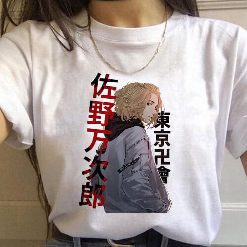 Tokyo Revengers Avengers T Shirt Hot Anime Women Casual Clothing Harajuku Tee Vintage T-Shirt Unisex Summer Tops Tshirt Femme