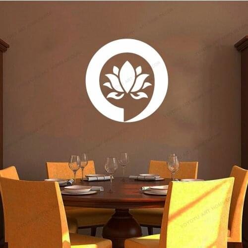 Hinduism Namaste Yoga Mandala Vinyl Wall Garage Stickers Home Decor Room Art Mural Wall Decal Wallpoof CX1875