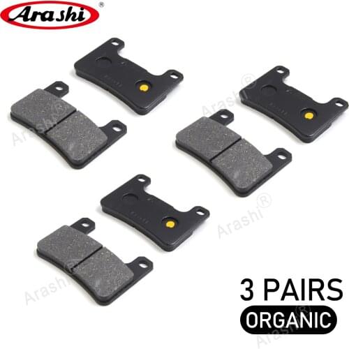 Arashi 1 Pair For KAWASAKI Z1000 2010 - 2015 Motorcycle Front Disc Rotors Brake Pads Z 1000 2011 2012 2013 2014