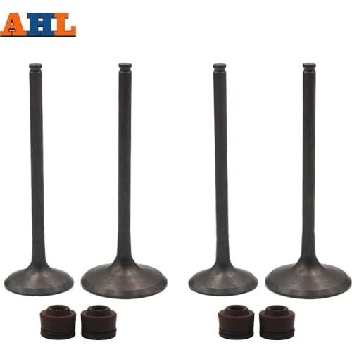 AHL 2 pairs Intake & Exhaust Valve Kit Valve Stem Oil Seals For Kawasaki KXF250 KXF 250 2004-2016 RMZ250 RMZ 250 2004-2006
