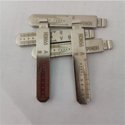 NO.25 HON66 Engraved Line Key For Honda BYD Scale Shearing Teeth Cutting teeth key Blade