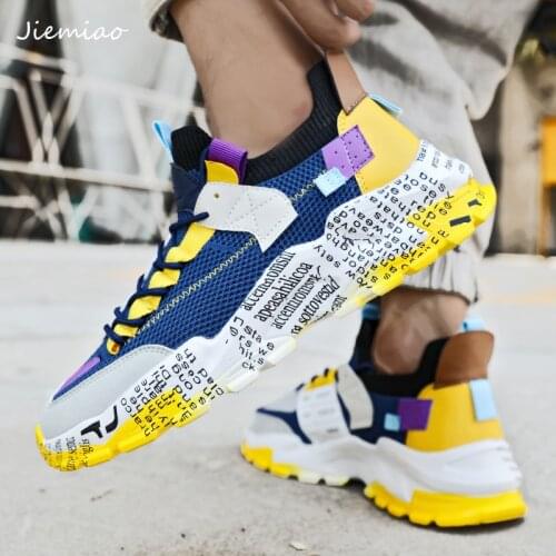 JIEMIAO Fashion Men Sneakers Outdoor Running Shoes Comfortable Breathable Casual Couples Gym Men Sport Shoes Zapatos De Muje